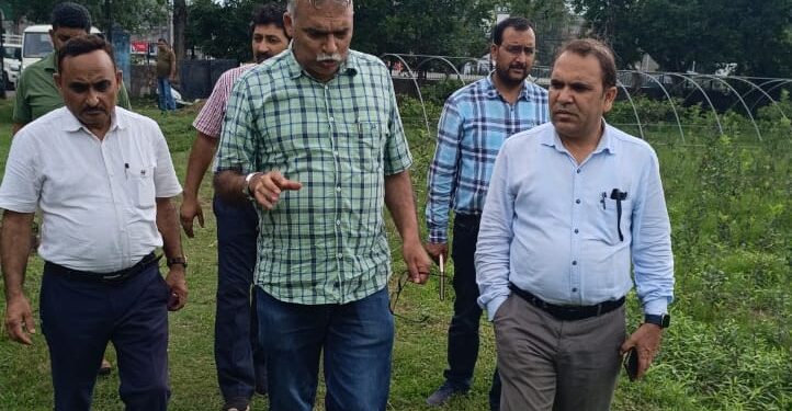 Director Horticulture Jammu visited PEQ Centre Marta