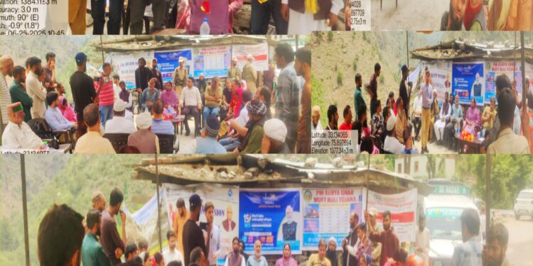 Kishtwar Adm organises awareness camp under Dharti Aaba Janjatiya Gramin Utkarsh Abhiyan at panchayat Tipri