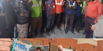 Labour Commissioner reviews SANJY Registration Camp Sonmarg, labour welfare measures at Zojila Tunnel