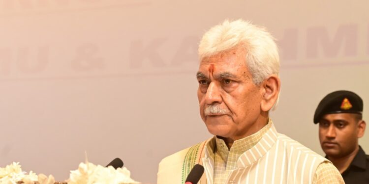 Lieutenant Governor interacts with NCC Cadets at Special National Integration Camp at Srinagar