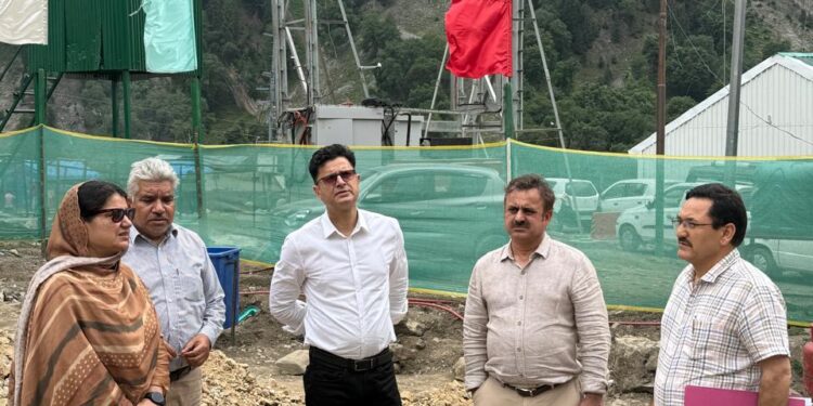 MD KPDCL reviews progress of power arrangements for Shri Amarnath Ji Yatra-2025 at Baltal