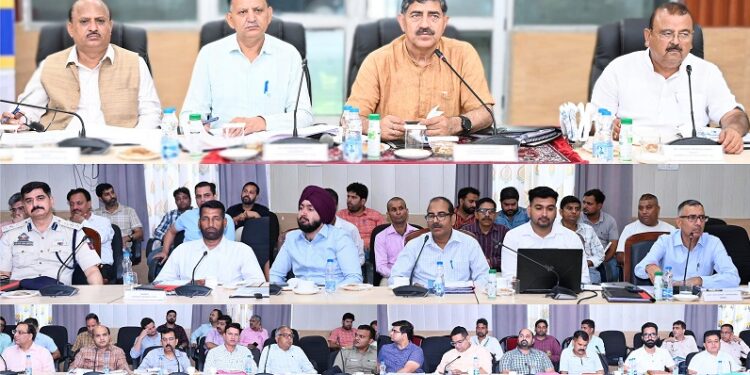 MP Jugal Kishore chairs DISHA meeting at Samba