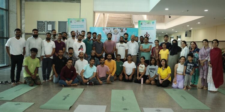 NIFT Srinagar celebrates International Yoga Day with enthusiasm
