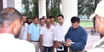 Quarterly inspection of EVM & VVPAT Warehouse conducted by DEO Rajouri