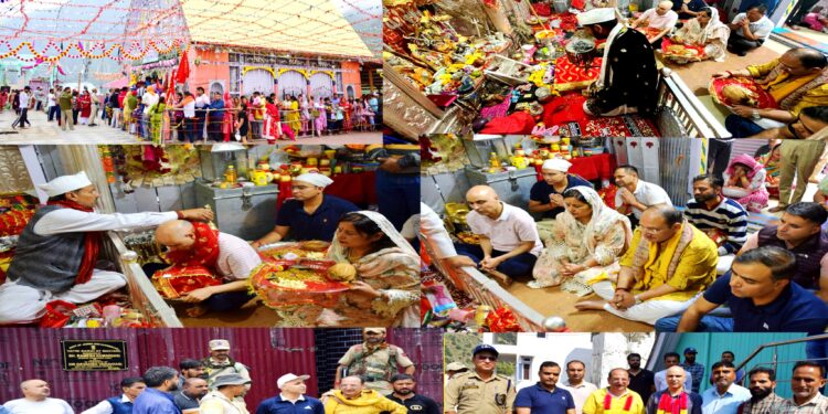 DC reviews arrangements for pilgrims, pays obeisance at Temple shrine