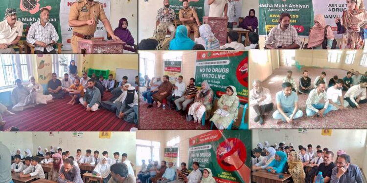 Srinagar admin organizes series of drug de-addiction awareness programmes