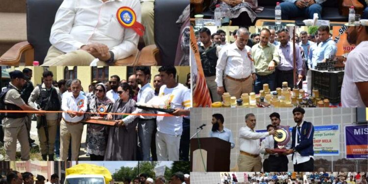 DC B’pora presides over district-level Entrepreneurship Mela under Mission YUVA