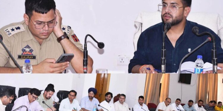 DC Rajouri reviews preparations for Dharti Aaba Janjatiya Gram Utkarsh Abhiyan