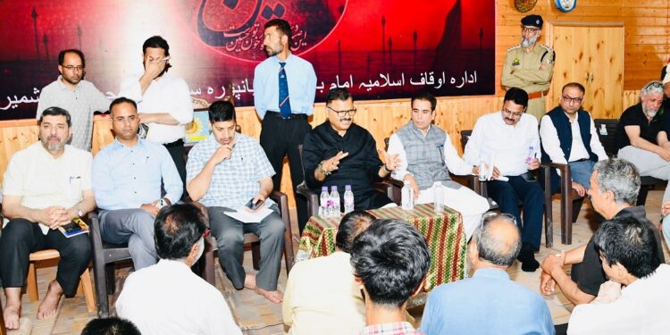 Rana visits Imam baras; assesses Muharram arrangements