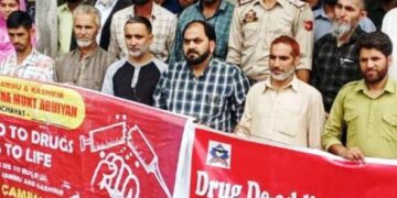 Anti-drug campaign organized at Gool under Nasha Mukt Bharat Abhiyan