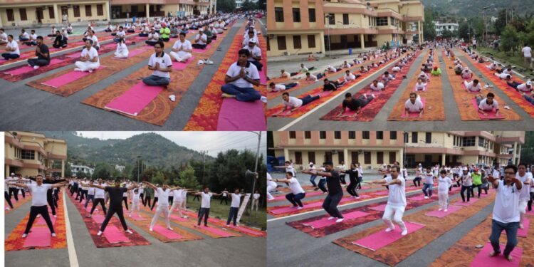 Int’l Yoga Day observed across Ramban District to promote “Yoga for One Earth, One Health”