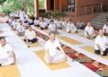 International Yoga Day celebrated at High Court complex, Janipur