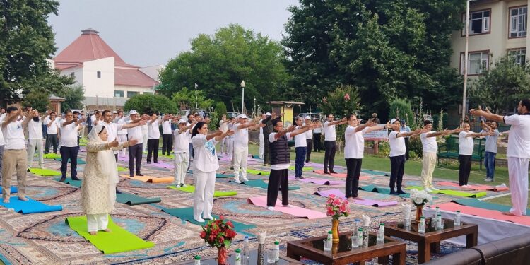 High Court celebrates International Yoga Day