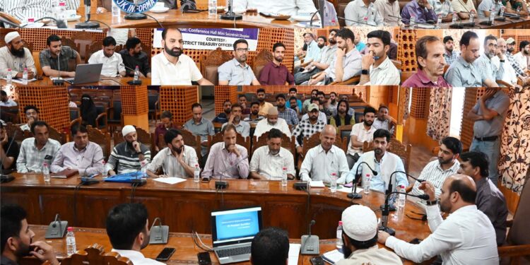 Training prog. on ‘Pension Suvidha’ Portal for Electronic Pension Processing held at Shopian