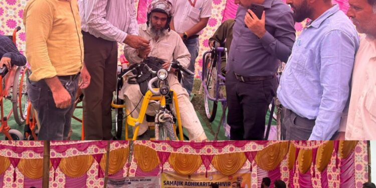 SWD Reasi organises Samajik Adhikarita Shivir for free distribution of Aids & Appliances to Divyangjans