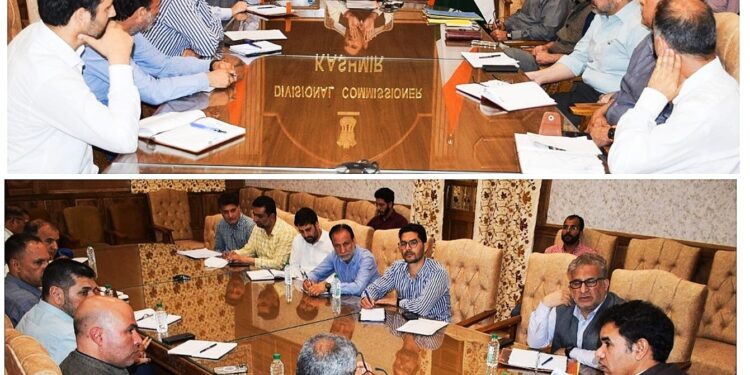 Div Com Kashmir reviews preparations for the National integration NCC Camp