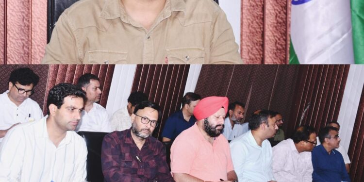 DC Rajouri reviews activities under Dharti Aaba Janjatiya Gram Utkarsh Abhiyan