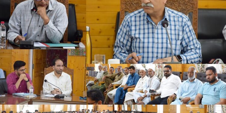 DC Bandipora reviews arrangements for Muharram-ul-Haram at Sumbal