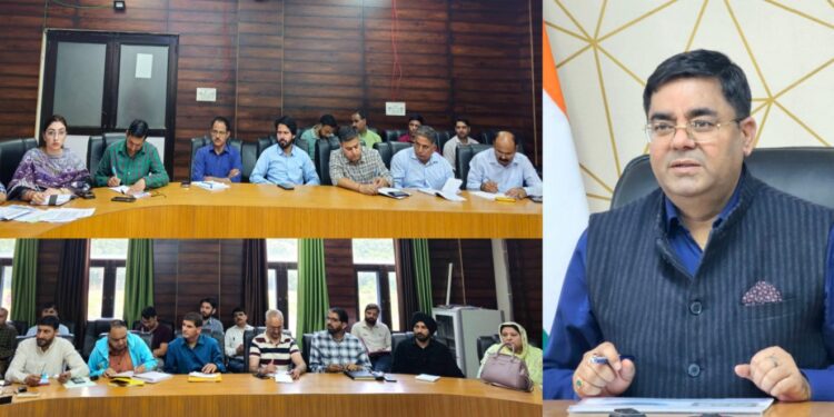 DC Kishtwar discusses action plan to enroll out-of-school children through ULLAS framework