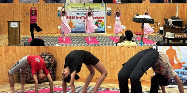 Stretching Towards Wellness: AYUSH Kishtwar hosts District Yoga Championship 2025