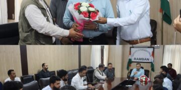 DC Ramban interacts with Media Fraternity