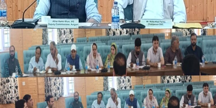 District Development Council Kulgam approves plan for the year 2025-26