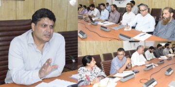 Commissioner Secretary SWD reviews departmental schemes in Kashmir Division