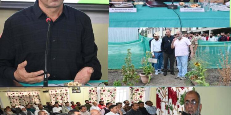 V.C SKUAST-K chairs 3rd Scientific Advisory Committee meetings of KVKs Kulgam, Shopian