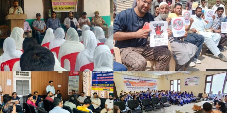 Anti- drug IEC campaign held at multiple venues across district Ramban