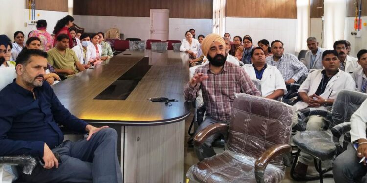 DHS Jammu inspects healthcare services at CHC Ramgarh-Samba