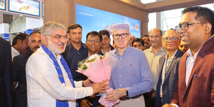 CM Omar Abdullah inaugurates Travel & Tourism Fair, Ahmedabad