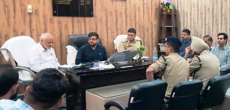 DC, SSP Rajouri review arrangements for Annual Urs of Baba Ghulam Shah Badshah (RA) at Shahdara Sharief Shrine