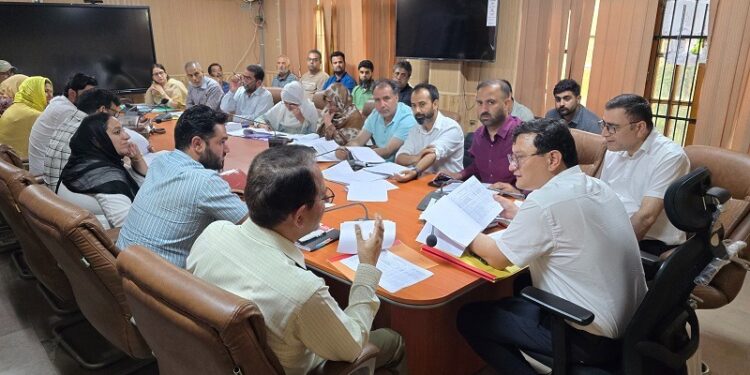 DC Baramulla reviews progress under Capex Budget 2025–26
