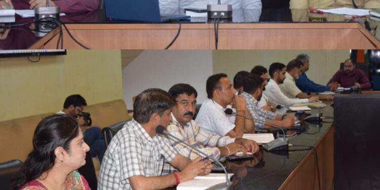 DC Poonch chairs NCORD meeting; reviews anti-drug measures in district