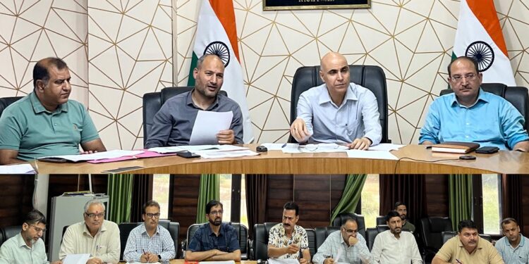 DC Kishtwar reviews formulation of CAPEX Budget 2025-26
