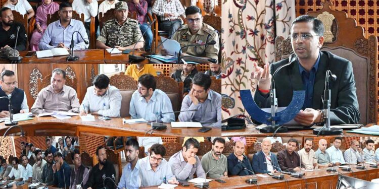 Arrangements for Hawan-Shrawan Bah at Tirath Raj Kapal Mochan Temple reviewed in Shopian