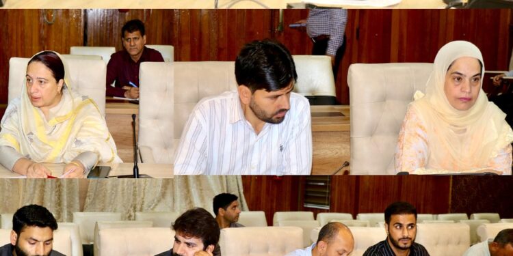 DC Srinagar, Commissioner SMC review progress of PMAY-Urban 2.0
