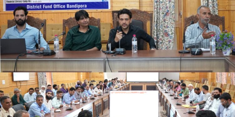 Fund office Bandipora organizes financial literacy camp at Mini Secretariat
