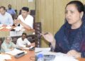Sakeena Itoo reviews functioning of Cluster University Srinagar