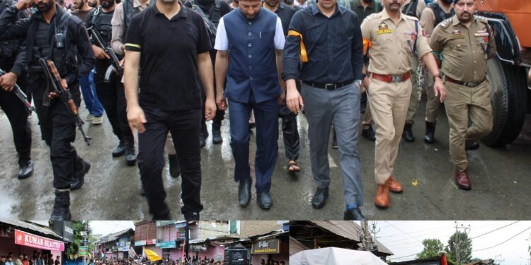DC Budgam participates in 11th Muharram Procession at Magam