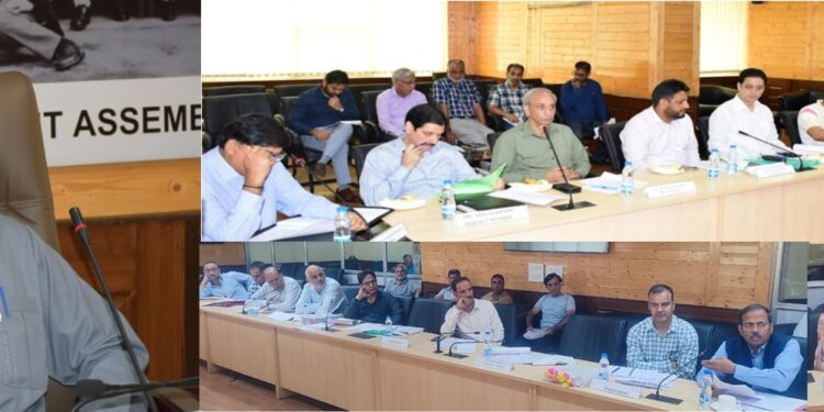 Committee on Public Undertakings convenes meet at Srinagar, reviews Audit paras of JKPCC