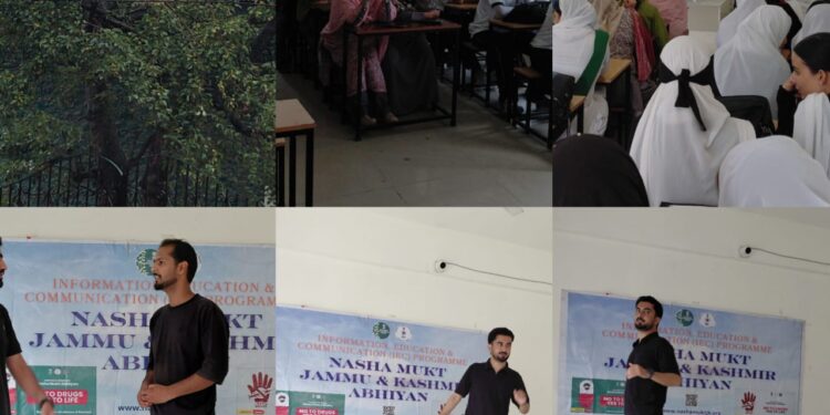 Nasha Mukt J&K Abhiyan: Cultural Unit Srinagar DIPR organises play on drug abuse awareness at GHSS Rawalpora