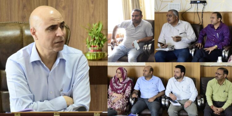 DC Kishtwar reviews implementation of JK E-Sehat App