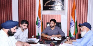 DDC Rajouri reviews progress on Kissan Khidmat Ghars under HADP