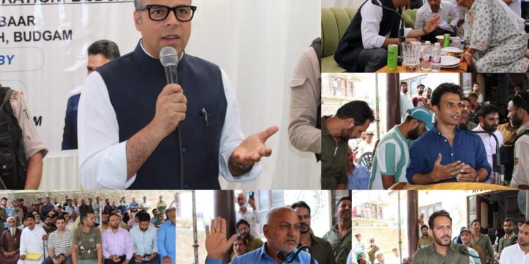 DC Budgam chairs public darbar at Summerbugh Shalina, assures redressal of grievances