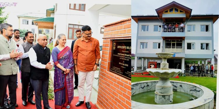 Rana inaugurates Officer’s Block at Deers HQ Bemina