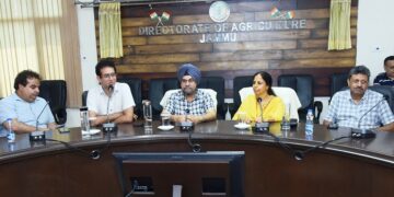 Meeting on strengthening Science, Technology & Innovation Ecosystem through PI RAHI held at Directorate of Agriculture Jammu