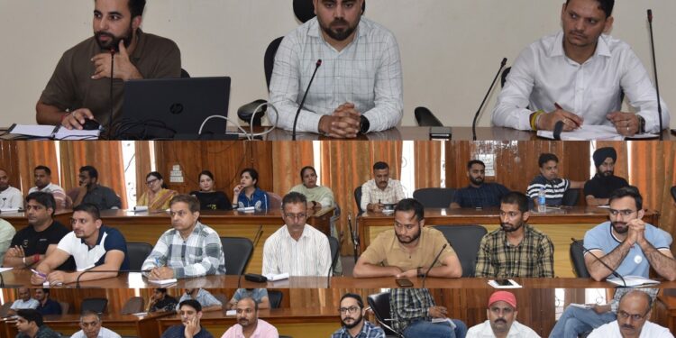 One day awareness cum sensitization session on e-office held at Udhampur