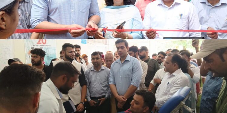 Mega Blood Donation camp held at GLDM GDC Hiranagar, 76 units of Blood collected