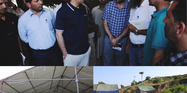 DC Budgam conducts spot assessment of Ashura arrangements at Beheshte Zehra Park